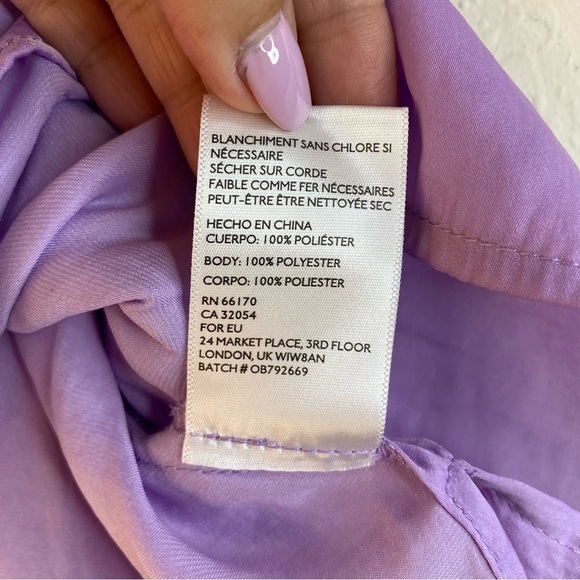 Hollister 2 Camisole Bundle White & Lavender Loose Baby Doll Tank Tops SZ SP - Picture 4 of 16